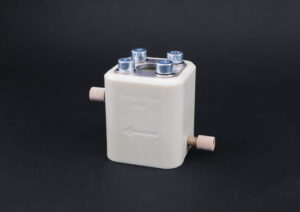 Flow through electrode holder