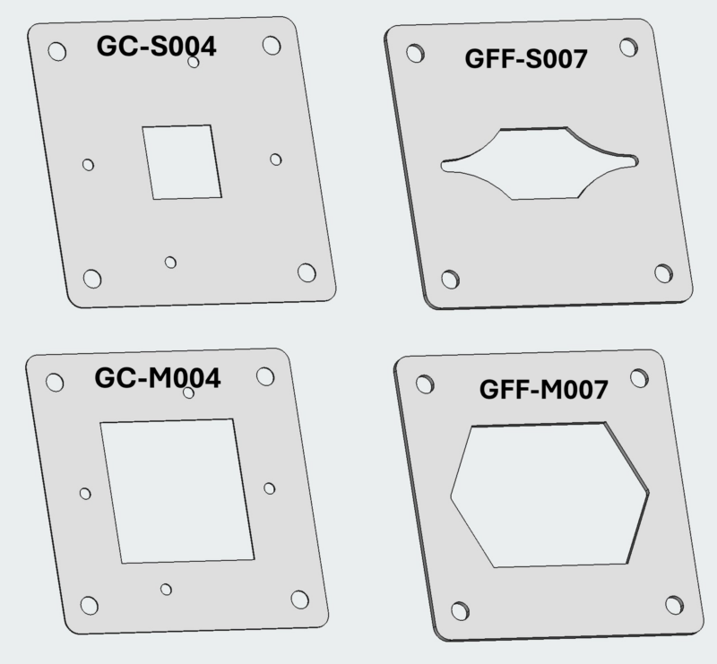 Gaskets for 3/4-compartment cell - flow-field current collectors