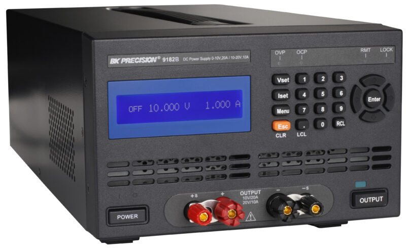 B&K Precision Programmable DC Power Supply 0-10V, 20A / 10-20V, 10A